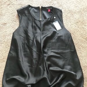 Black Vince Camuto Polyester tank